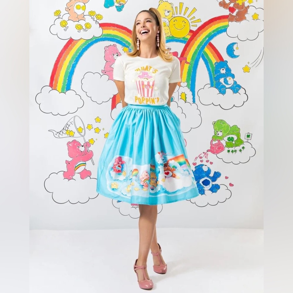 Unique Vintage Care Bear Skirt